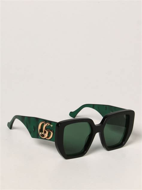 gucci pink and green glasses